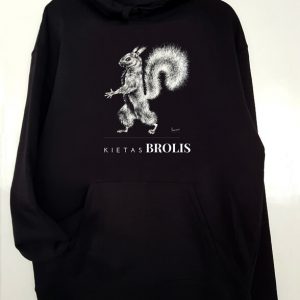 Džemperis su kapišonu ir kišene "Kietas brolis"
