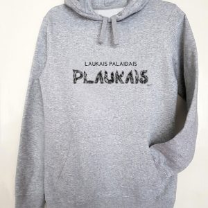 Džemperis su kapišonu ir kišene "Laukais palaidais plaukais"