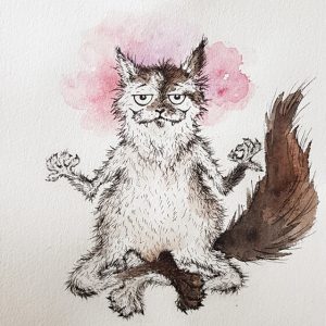 iliustracija meditacija